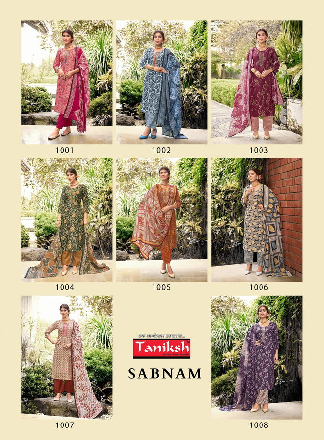 Sabnam Vol 1 By Taniksh Capsule Printed Kurti With Bottom Dupatta Wholesale Market In Surat
